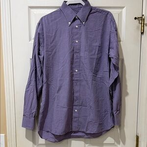 Gitman Brothers Purple Button-Down Dress Shirt